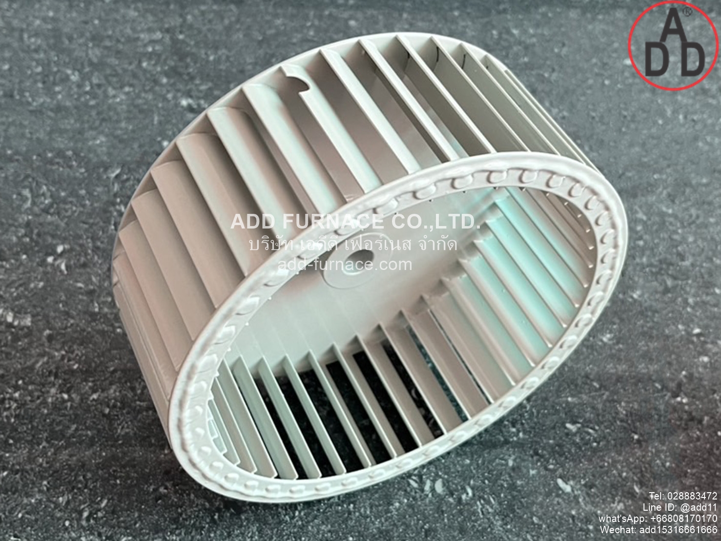 Pilot Burner Blower Wheel Size 180x65xOD12.4mm (3)